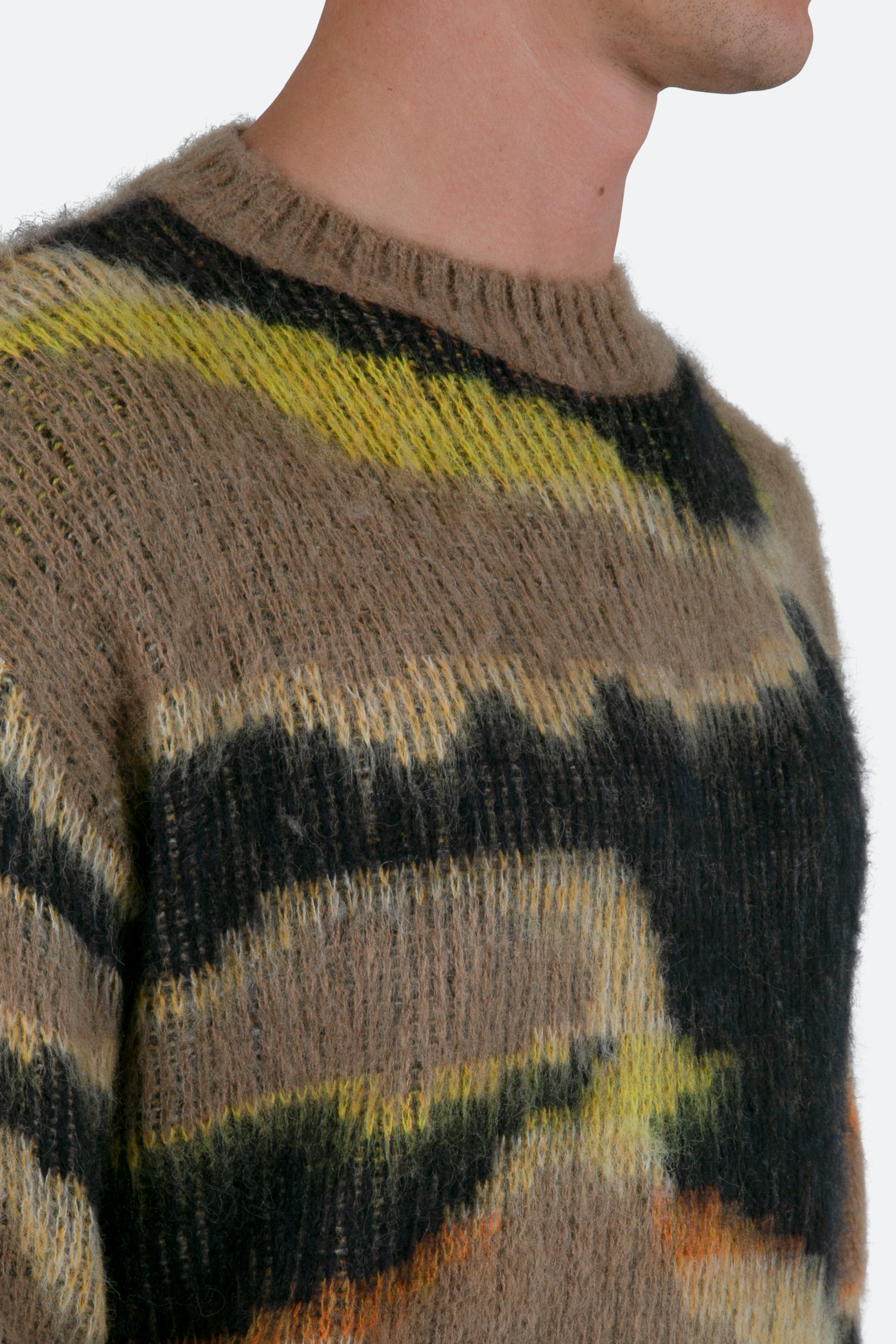 Big Camo Sweater - Olive sold by MNML product image thumbnail 7