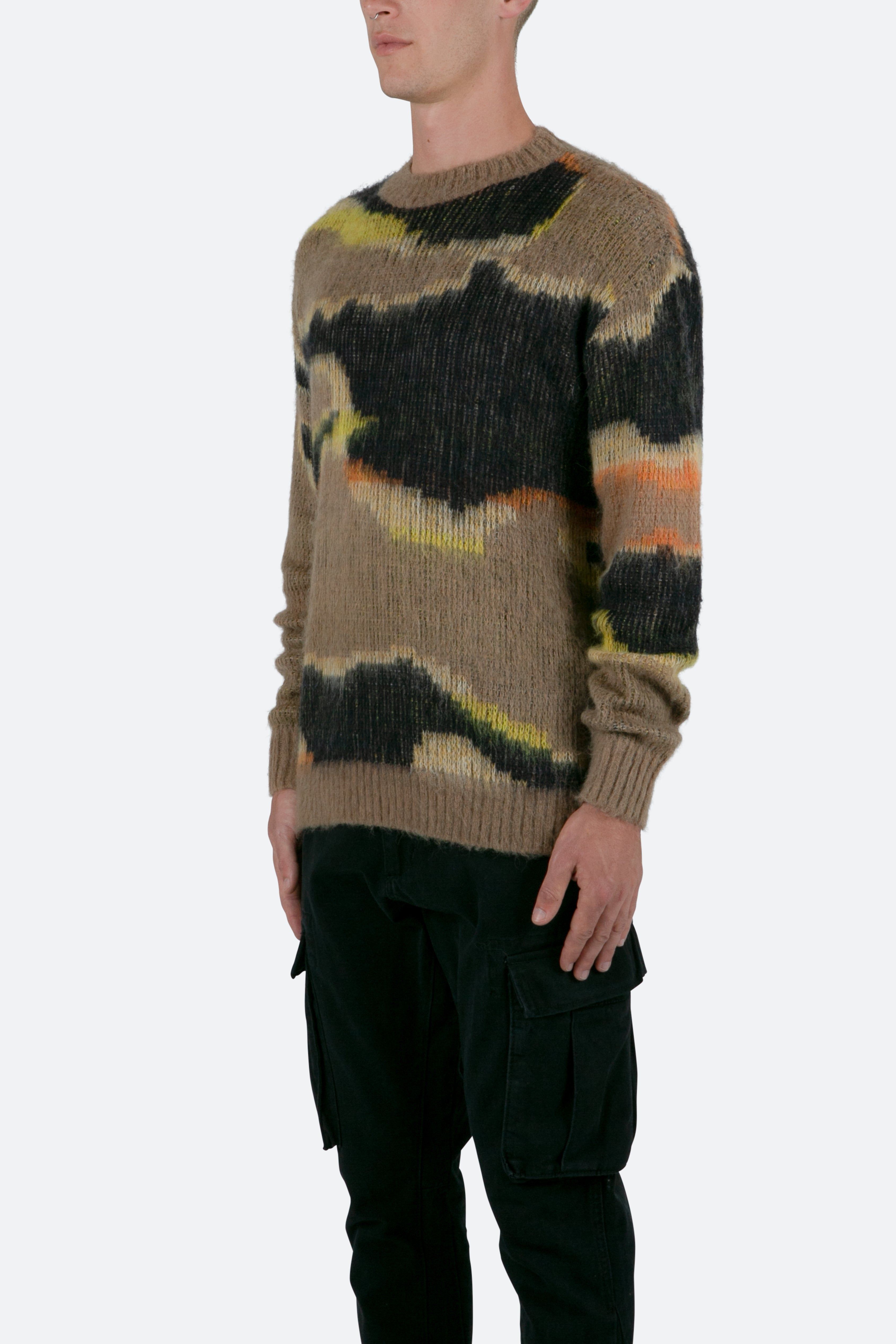 Big Camo Sweater - Olive sold by MNML product image thumbnail 3