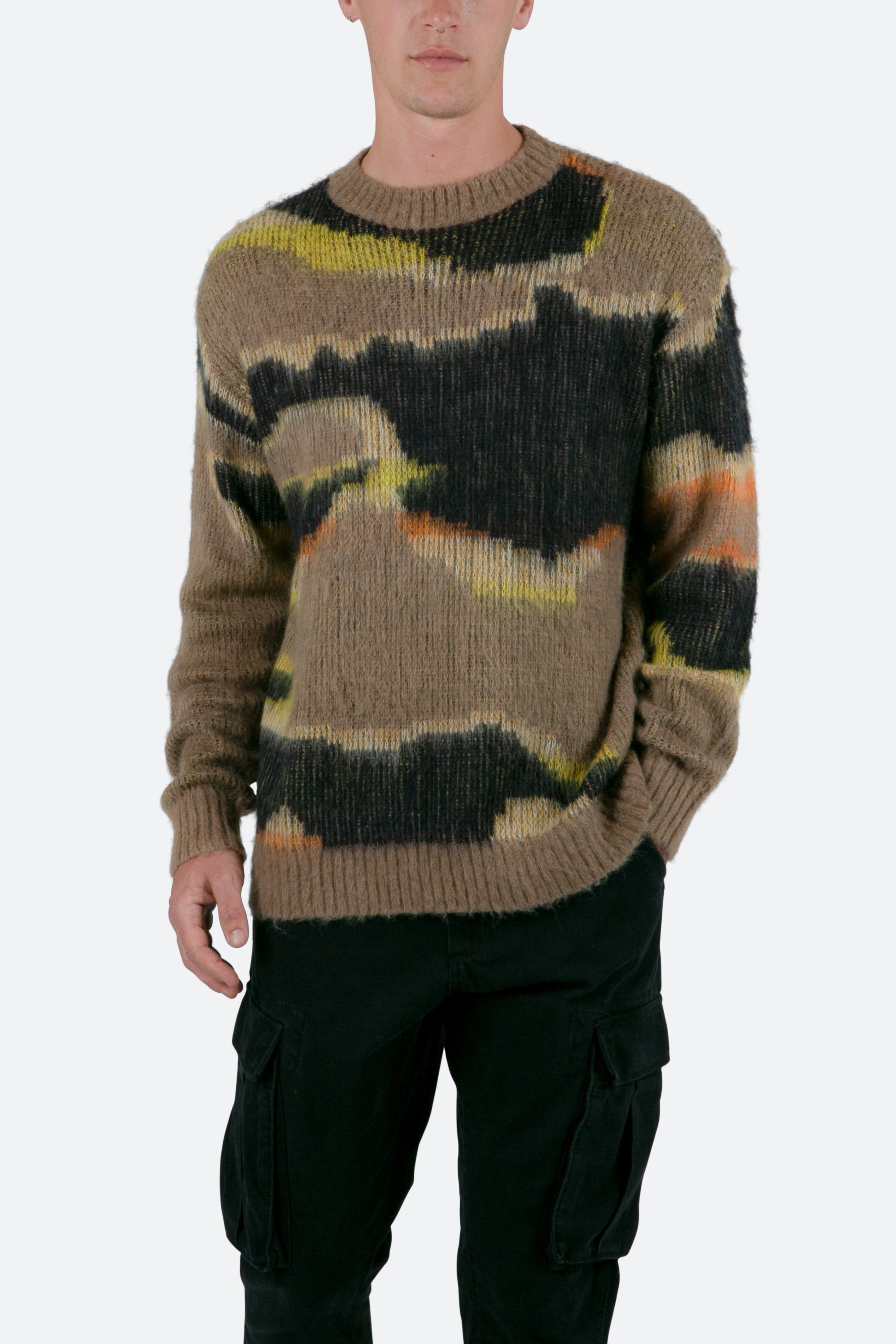 Big Camo Sweater - Olive sold by MNML product image thumbnail 6