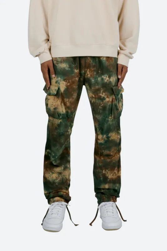Washed Camo Cargo Pants - Camo sold by MNML