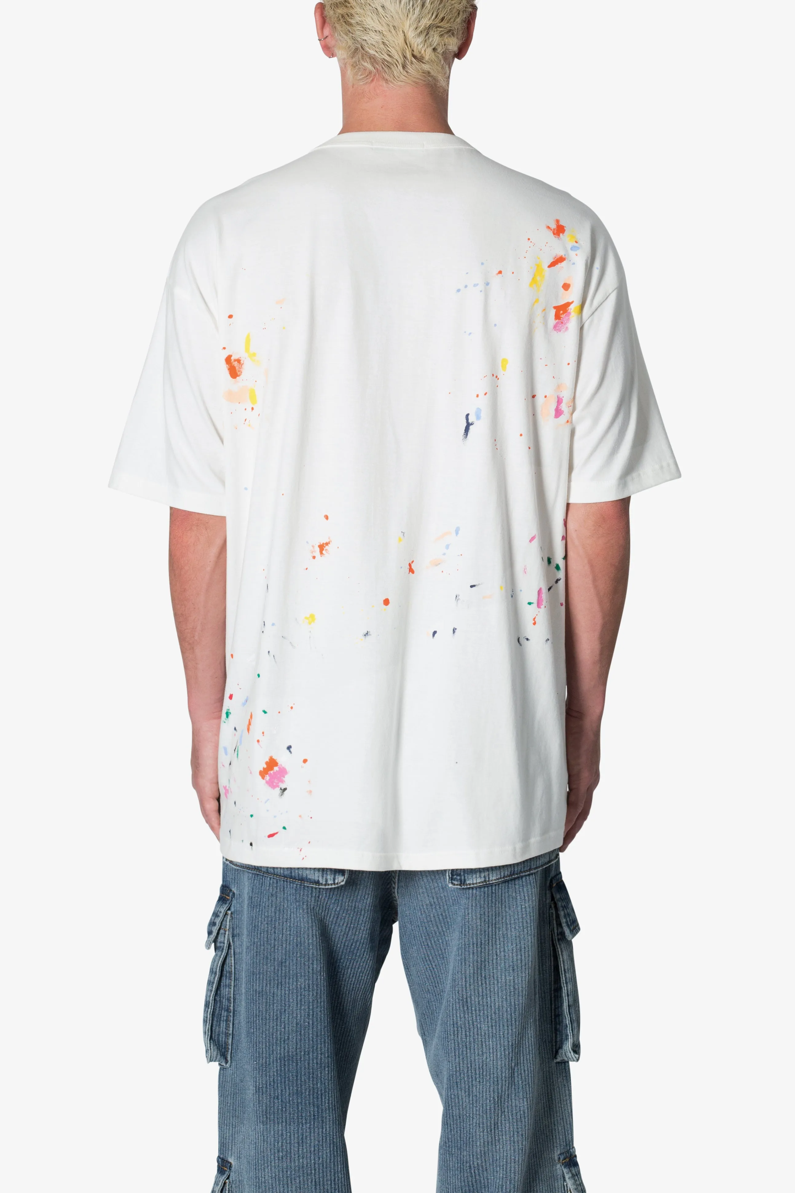 Paint Splatter Tee - Off White sold by MNML product image thumbnail 5