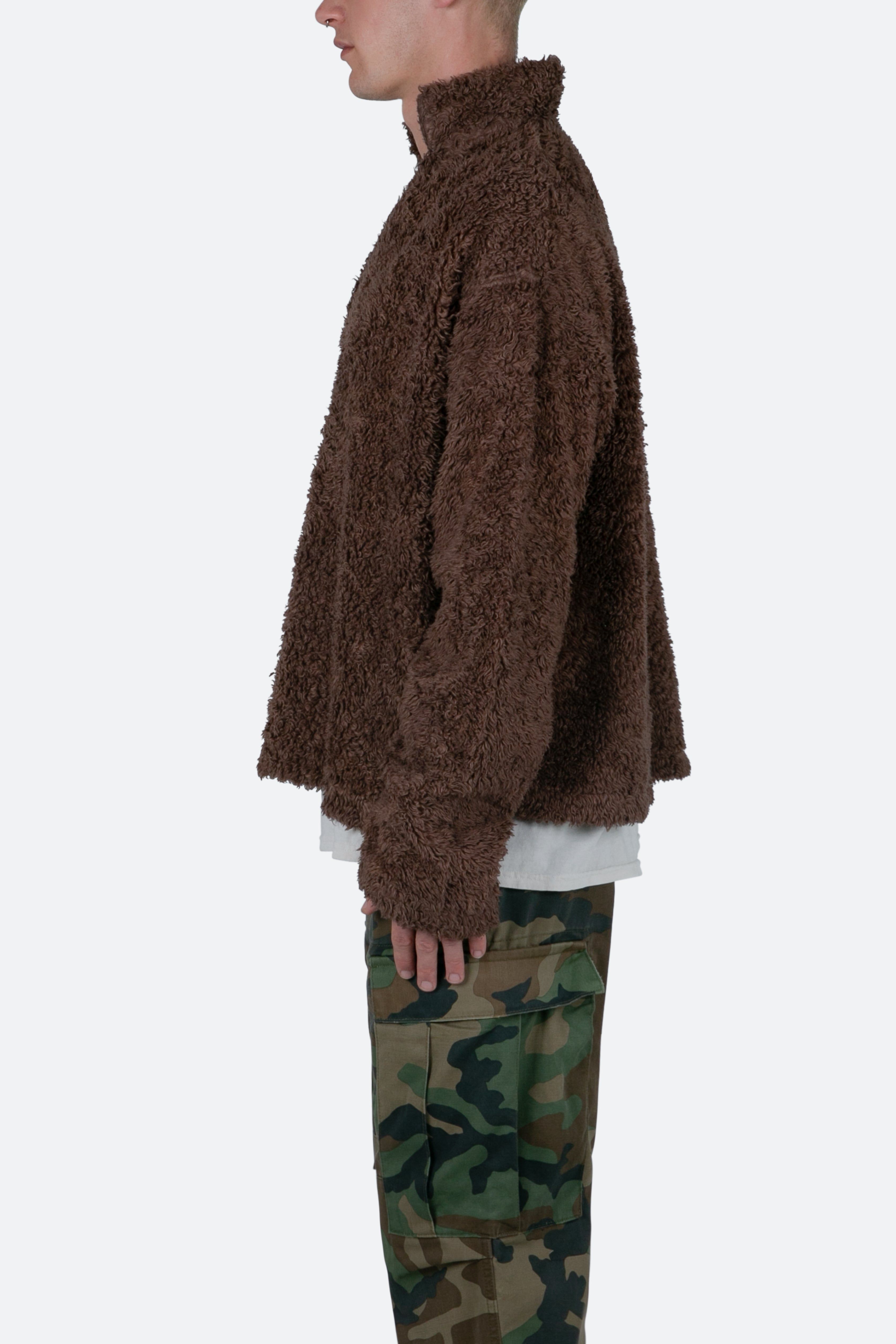 Sherpa Pullover - Brown sold by MNML product image thumbnail 5