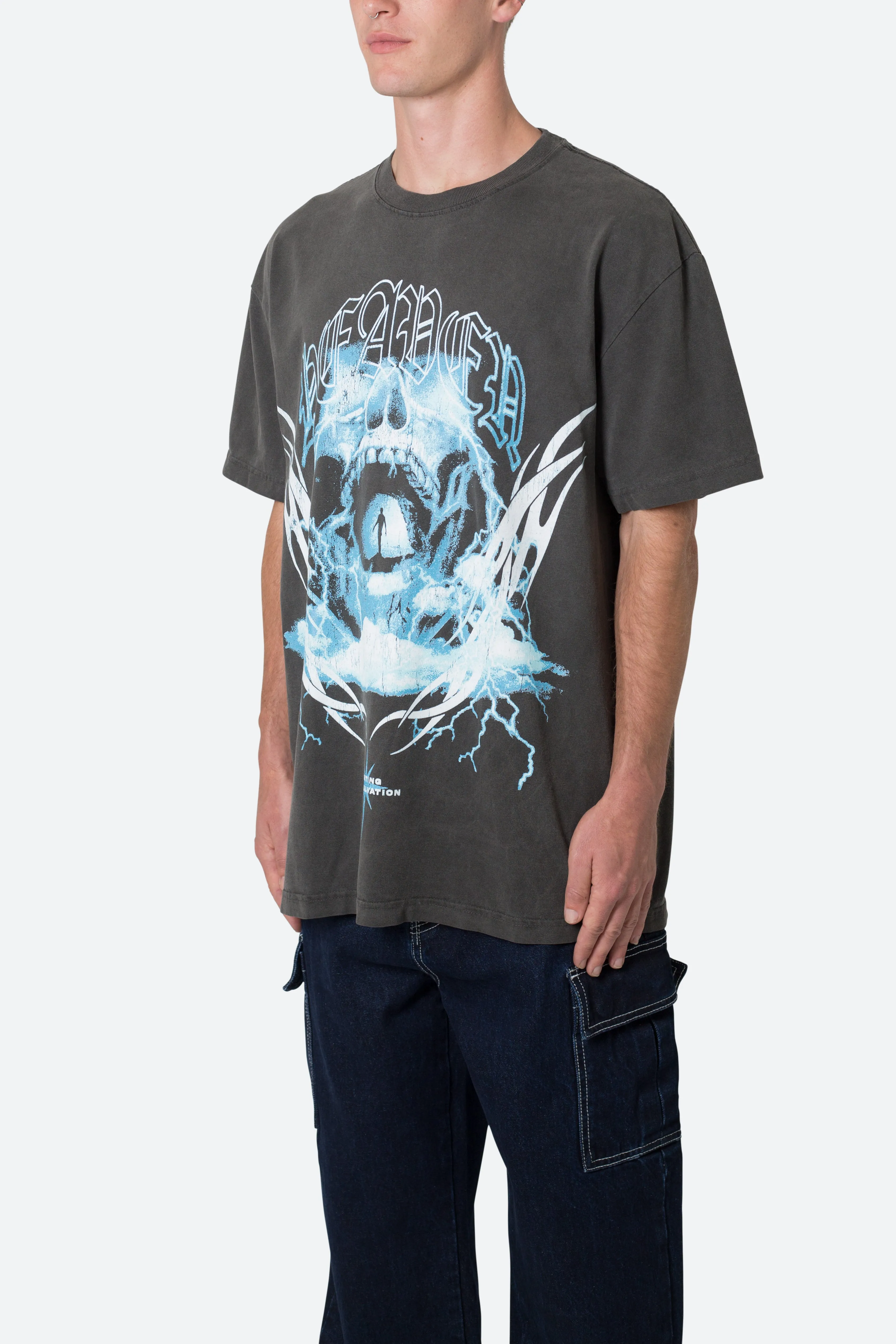 Another Heaven Tee - Washed Black sold by MNML product image thumbnail 3