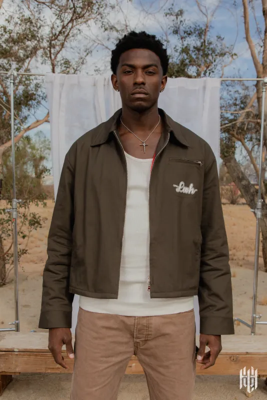Genesis Work Jacket - Olive sold by MNML