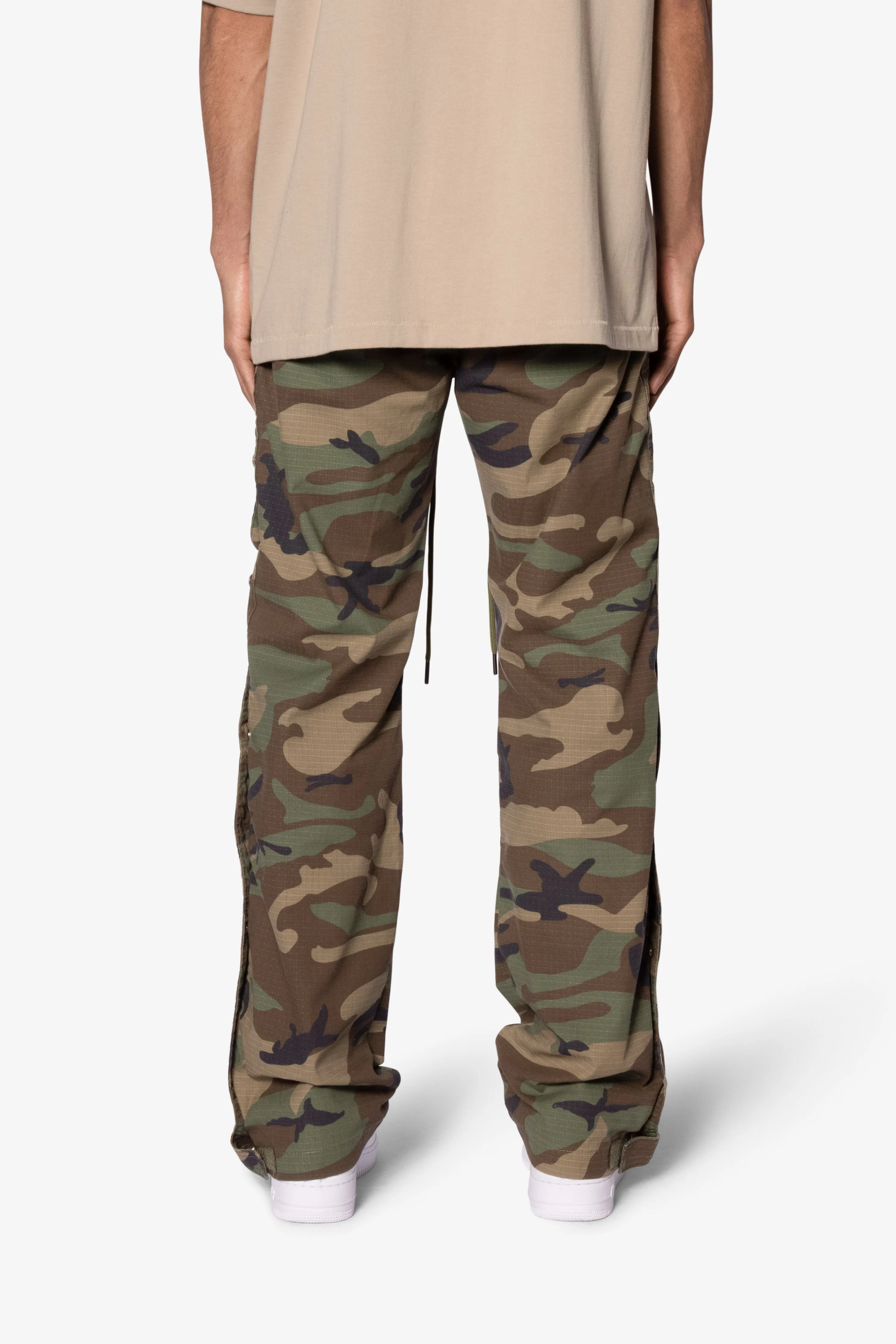Snap Front Cargo Pants - Camo sold by MNML product image thumbnail 5