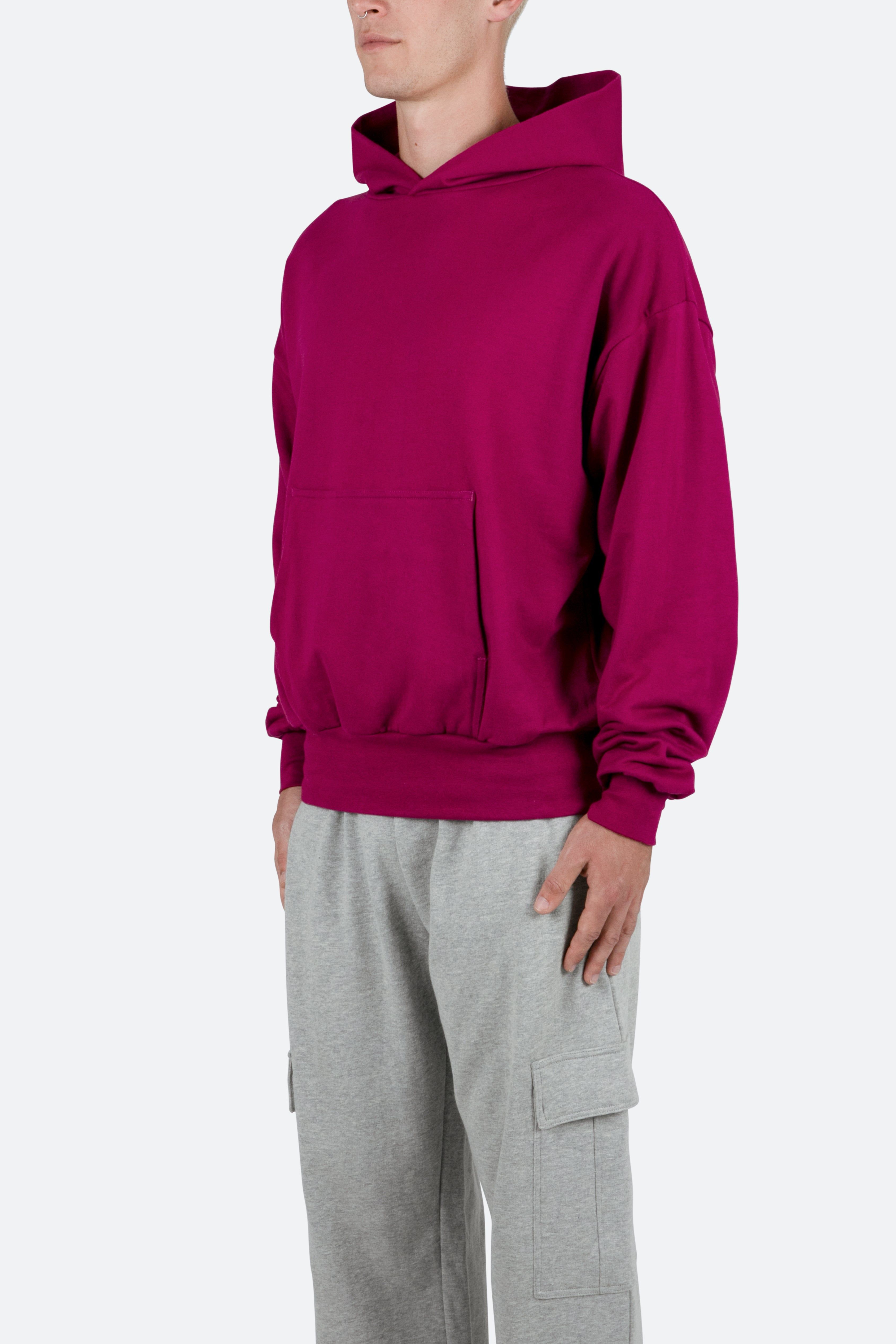 Double Layer Hoodie - Pink sold by MNML product image thumbnail 4