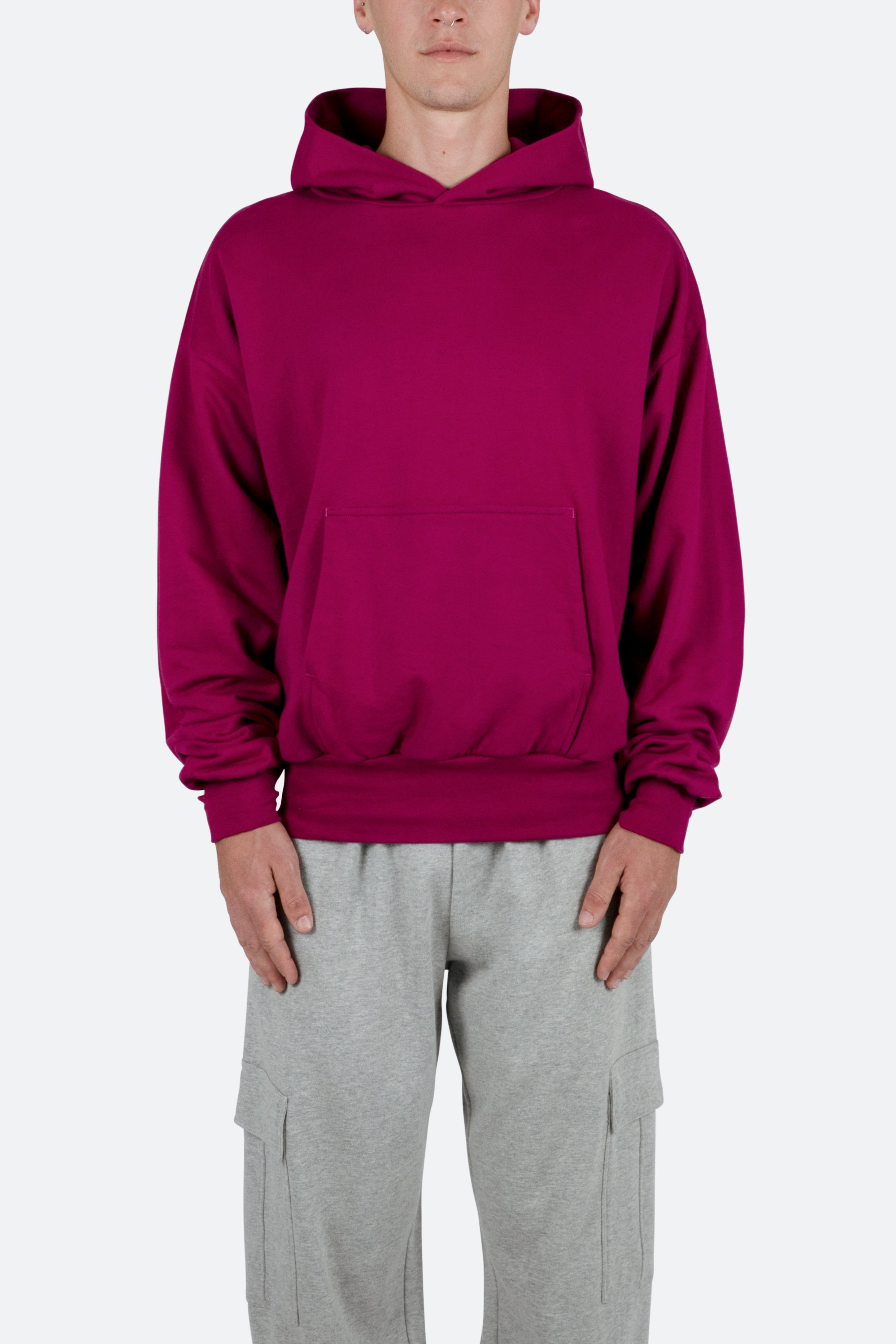 Double Layer Hoodie - Pink sold by MNML