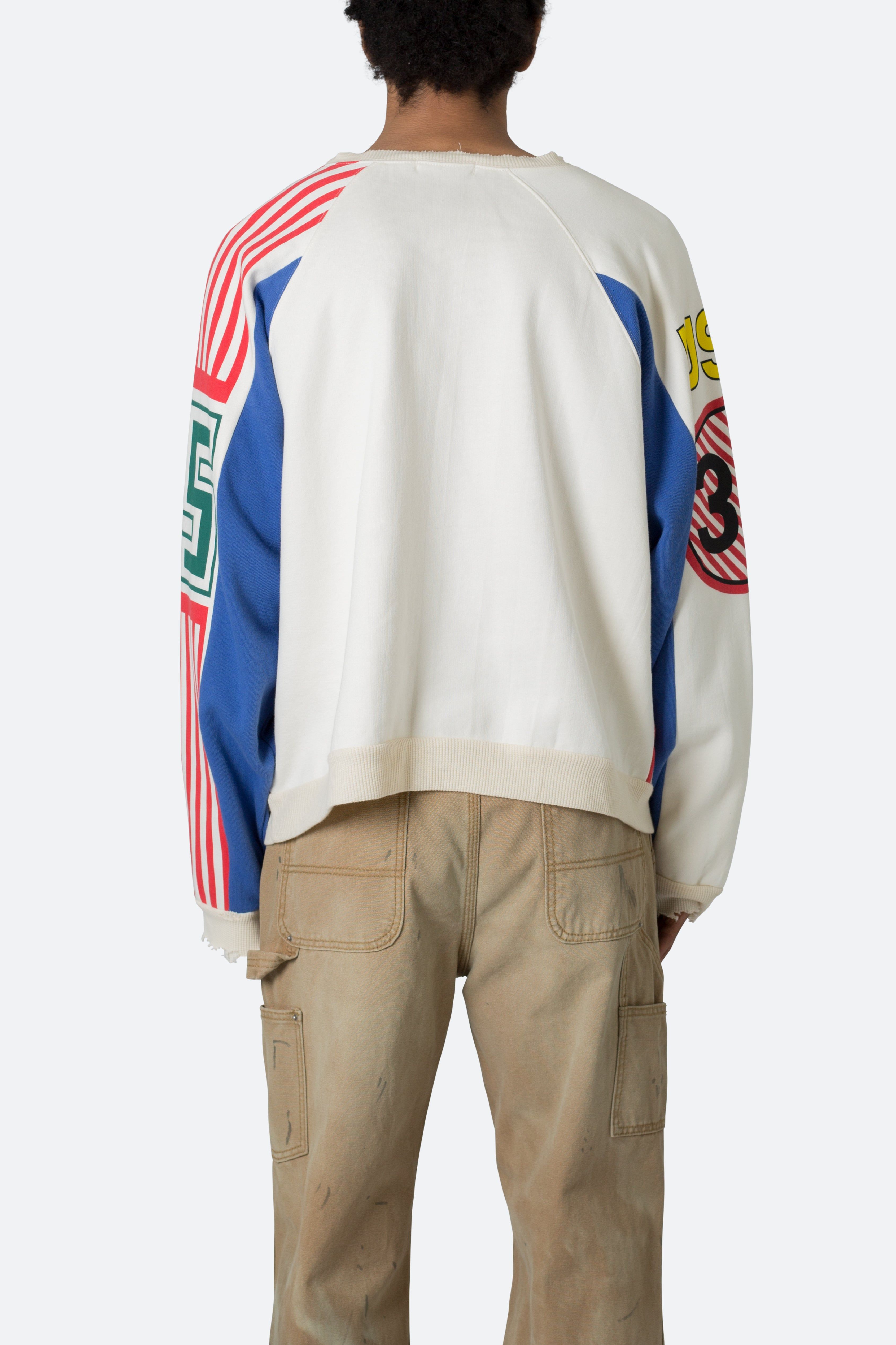 Vintage USA Crewneck - Red/White/Blue sold by MNML product image thumbnail 6