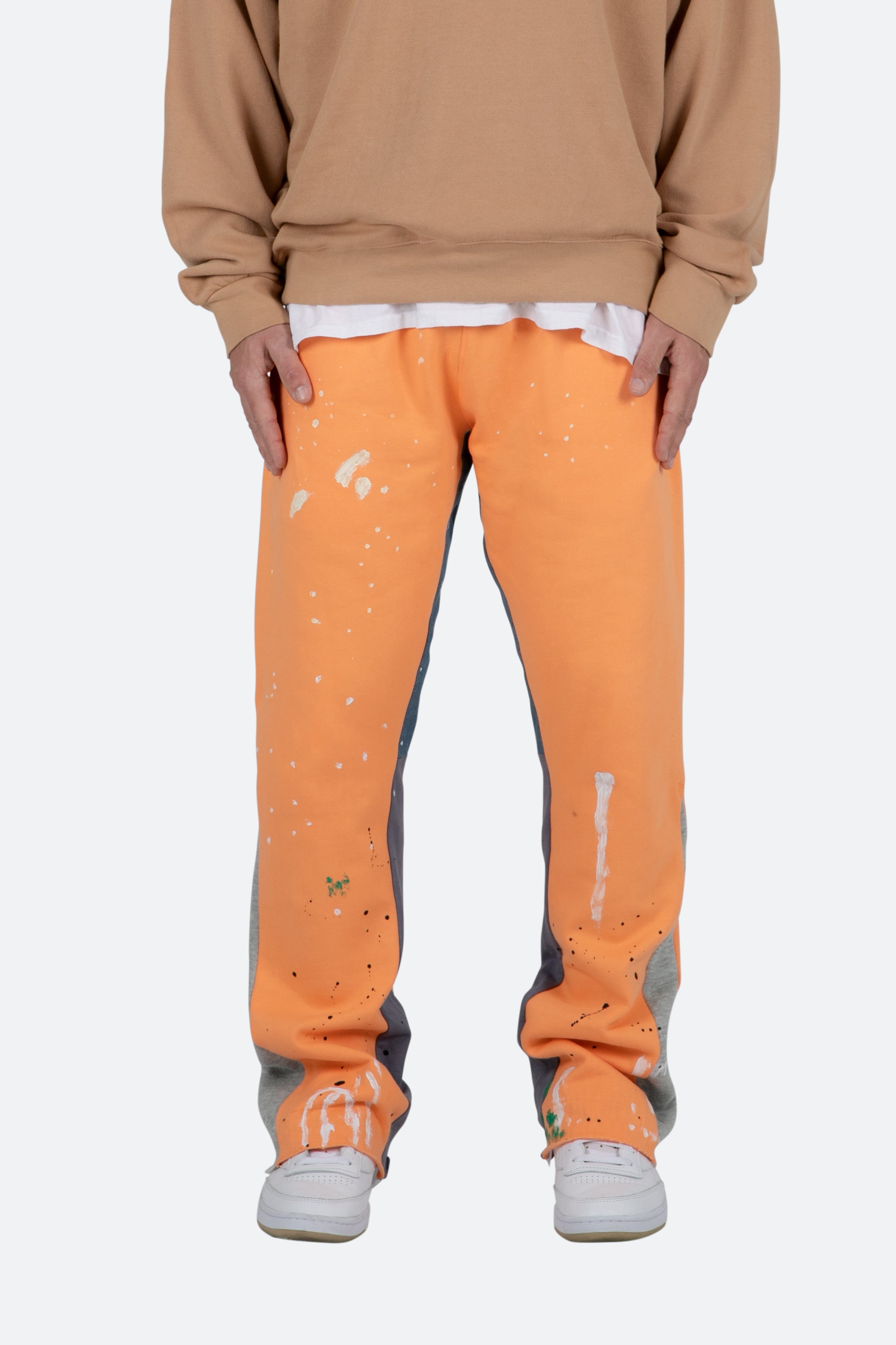 Contrast Bootcut II Sweatpants - Orange sold by MNML product image thumbnail 4
