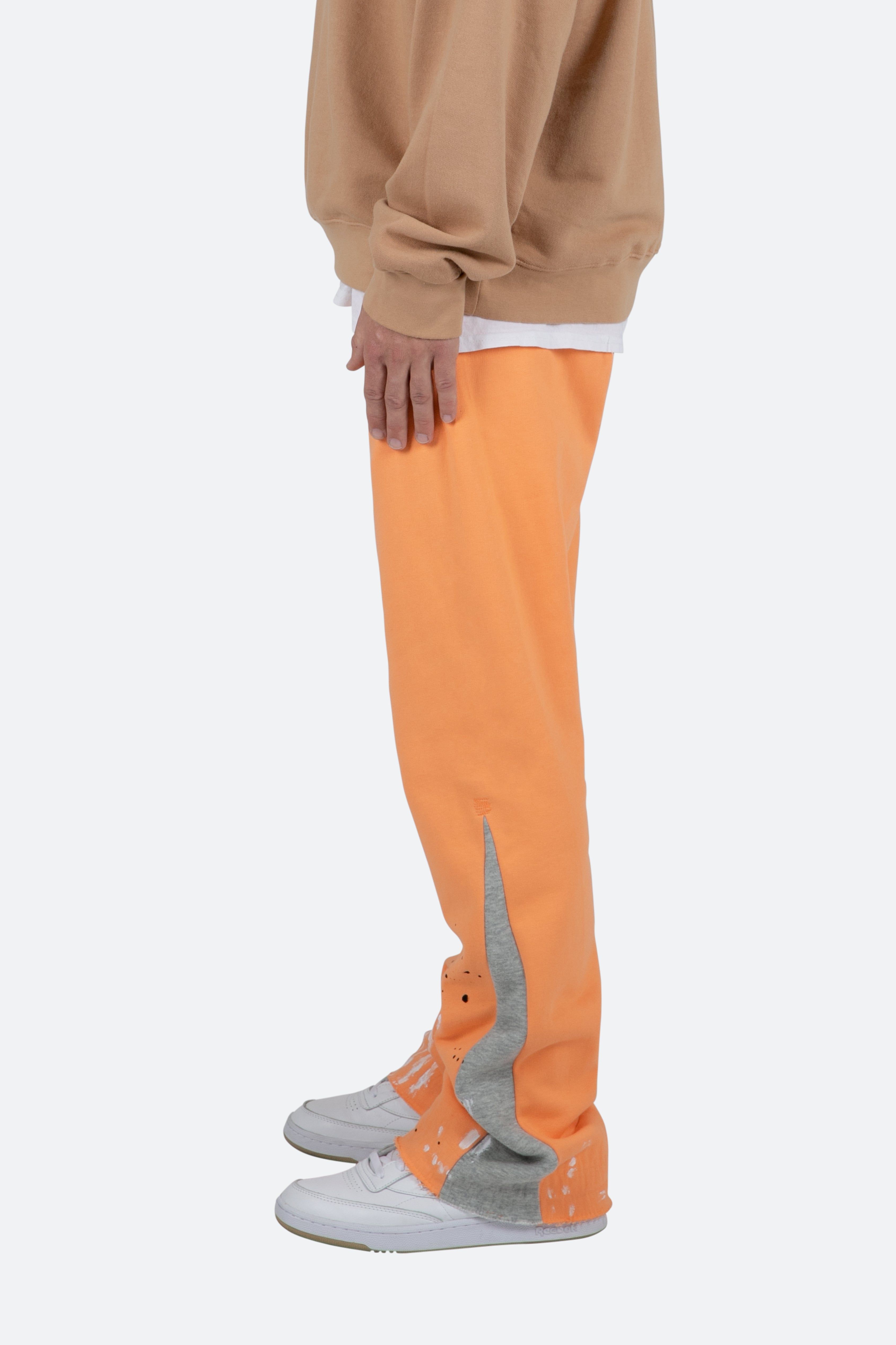 Contrast Bootcut II Sweatpants - Orange sold by MNML product image thumbnail 5