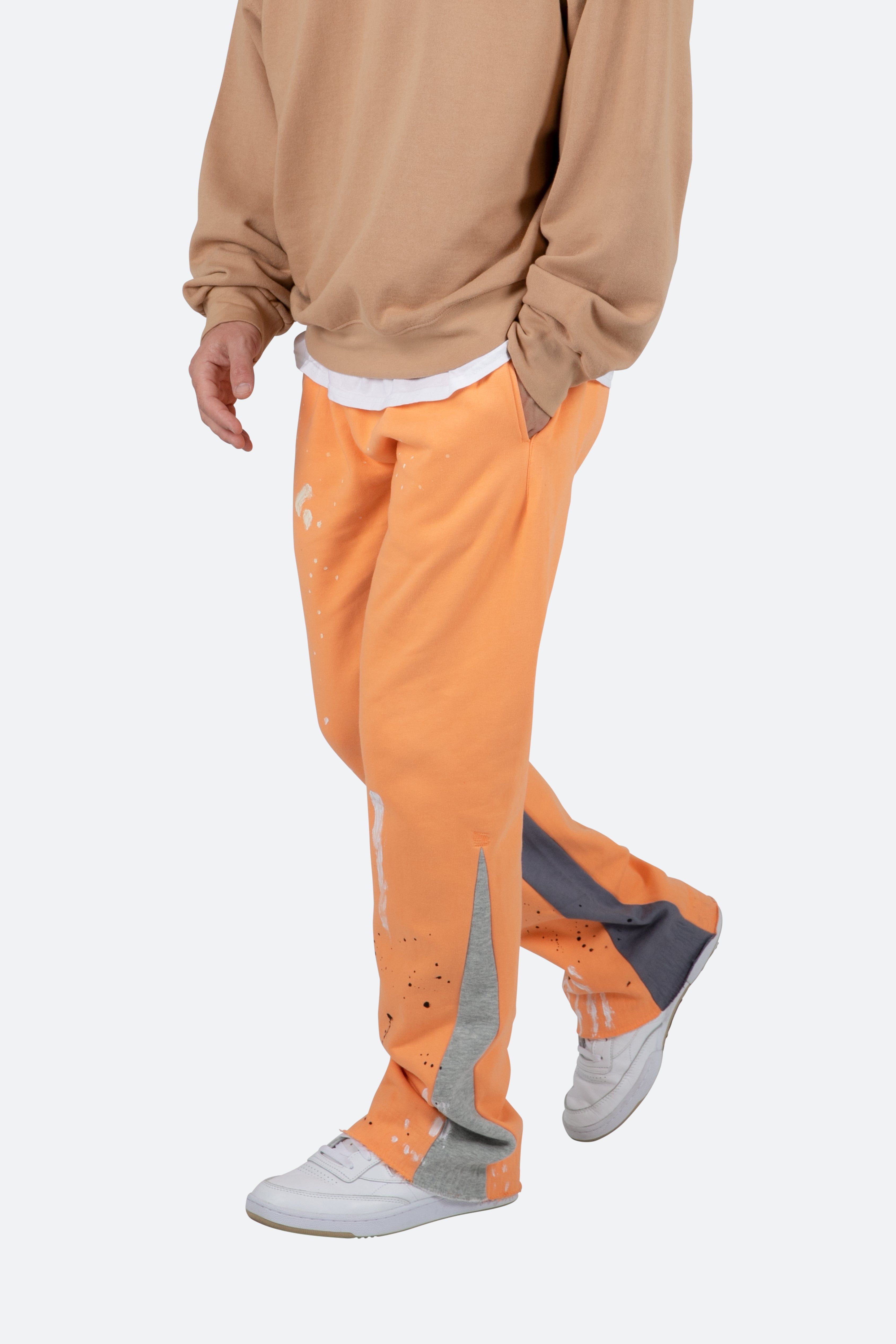 Contrast Bootcut II Sweatpants - Orange sold by MNML product image thumbnail 7