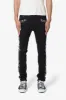 X620 Studded Skinny Denim - Black sold by MNML