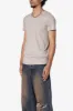 Sheer Knit Bias Cut Tee - Bone sold by MNML