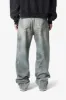 Ultra Baggy Oil Stain Denim - Vintage Blue sold by MNML