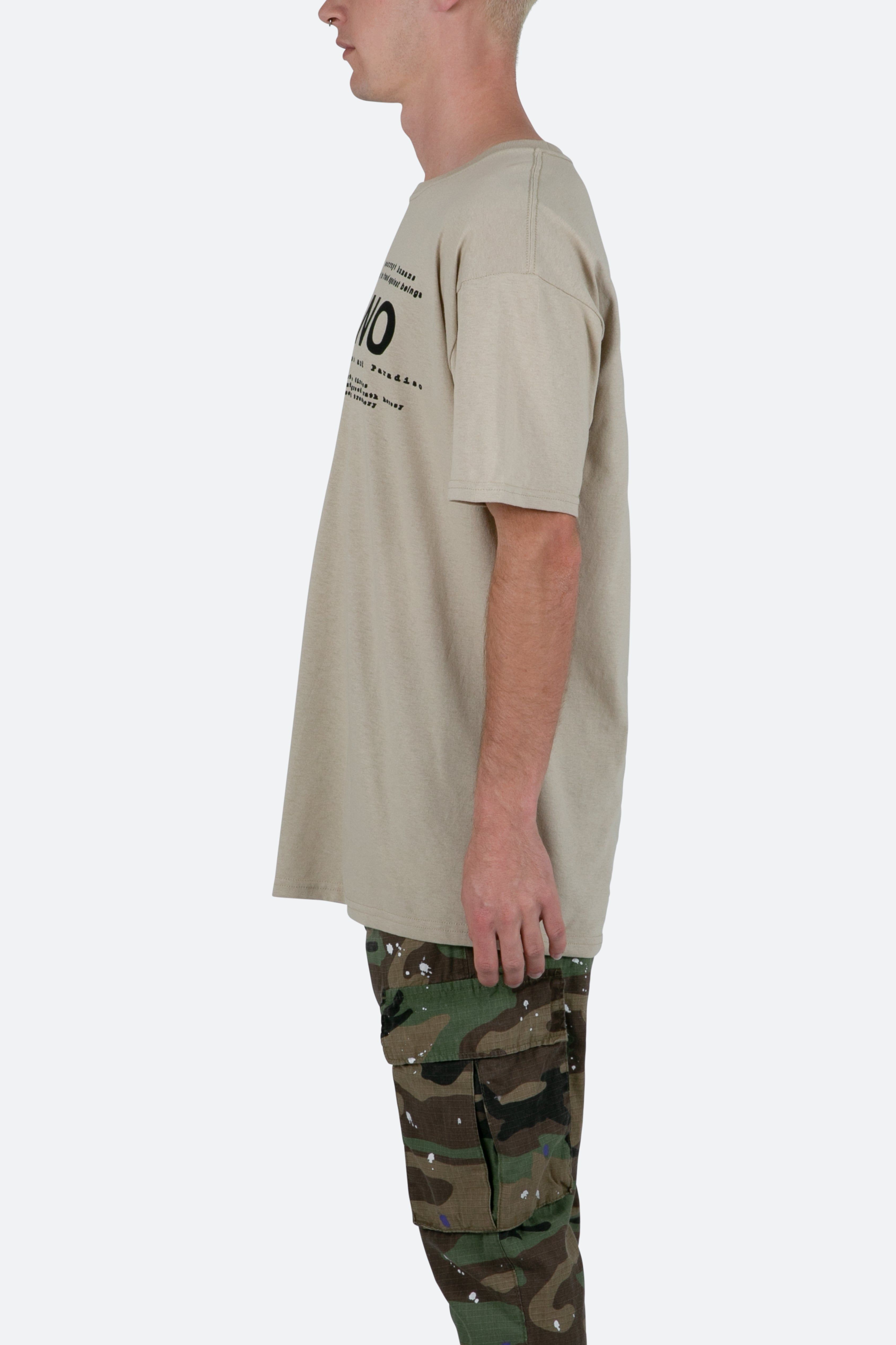 Inferno Tee - Sand sold by MNML product image thumbnail 4