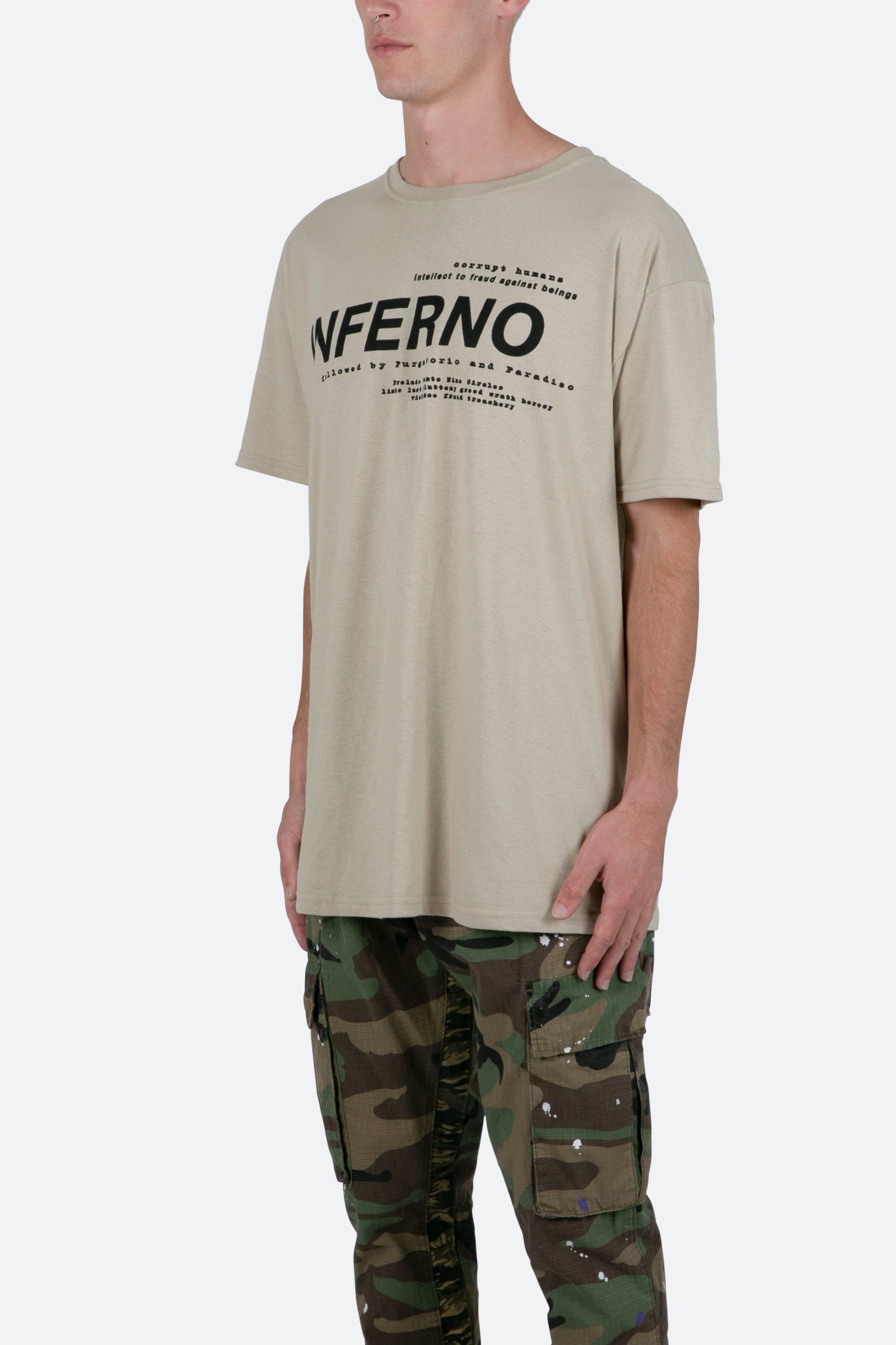 Inferno Tee - Sand sold by MNML product image thumbnail 3