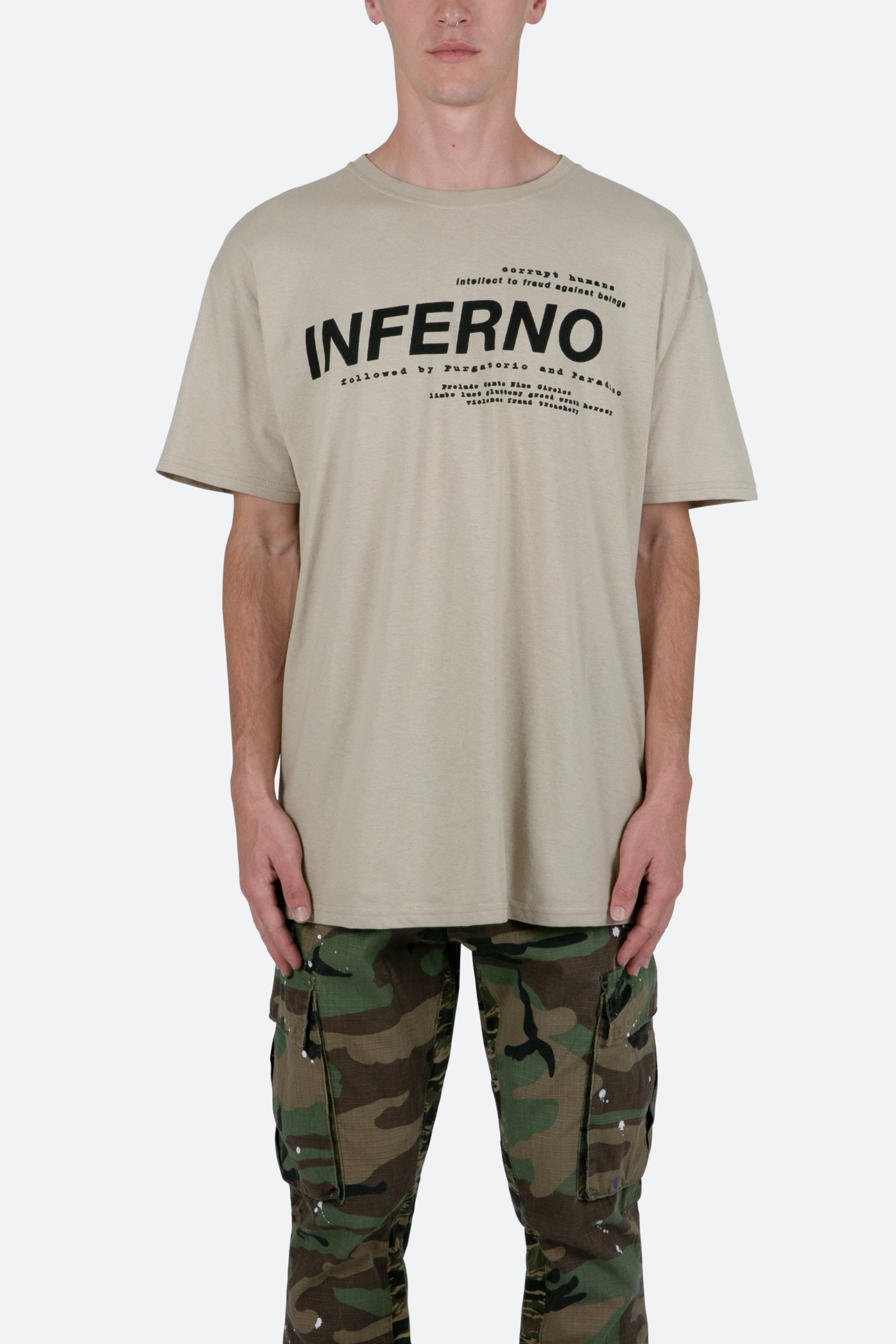 Inferno Tee - Sand sold by MNML product image thumbnail 2
