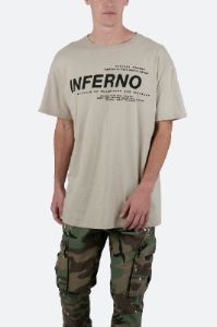 Inferno Tee - Sand sold by MNML