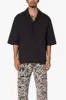 Lined Woven Nylon Shirt - Black sold by MNML