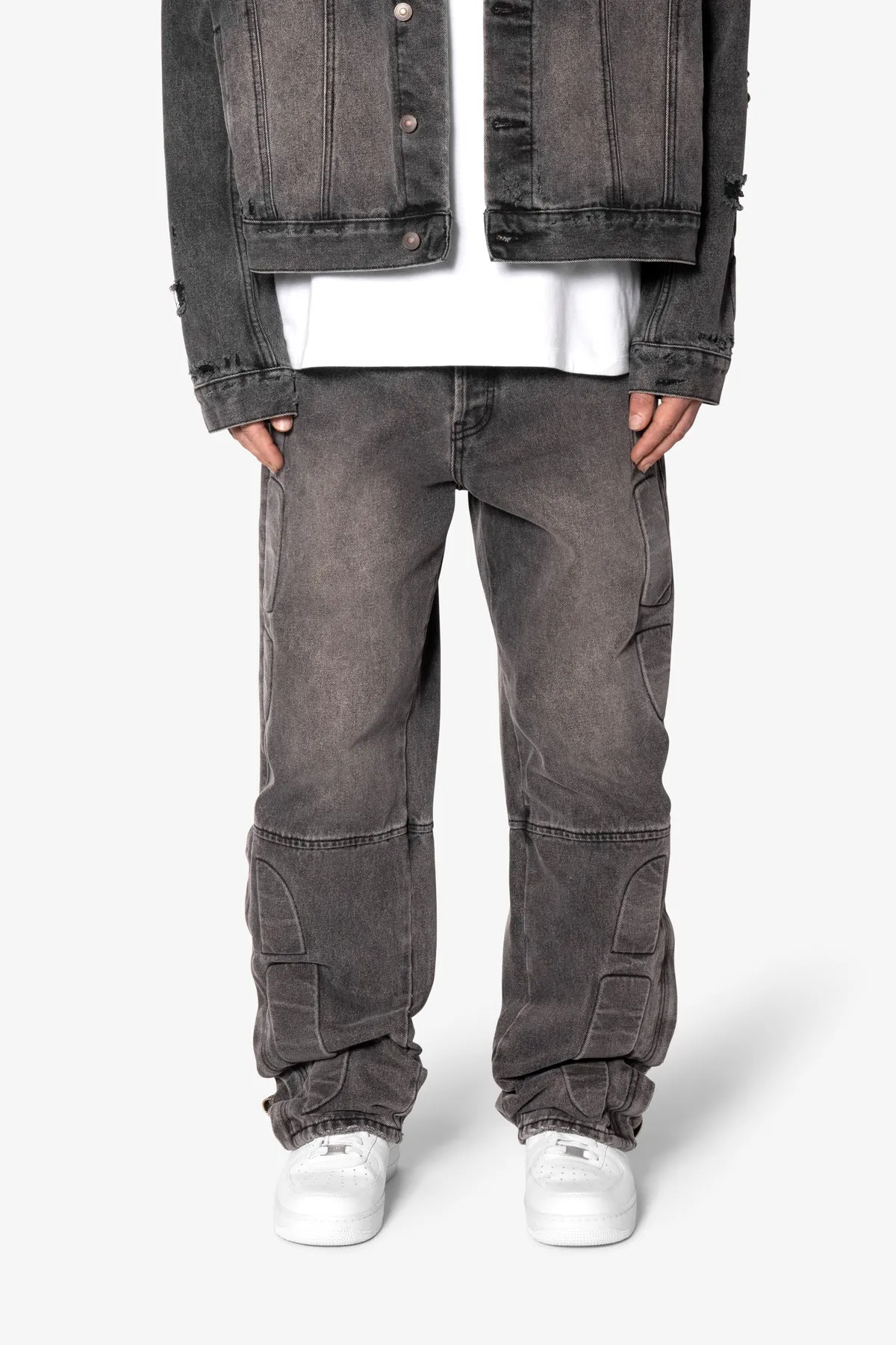 Ultra Baggy Moto Denim - Black sold by MNML product image thumbnail 2