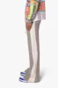Fuzzy Stripe Sweatpants - Grey sold by MNML