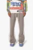 Fuzzy Stripe Sweatpants - Grey sold by MNML