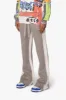 Fuzzy Stripe Sweatpants - Grey sold by MNML