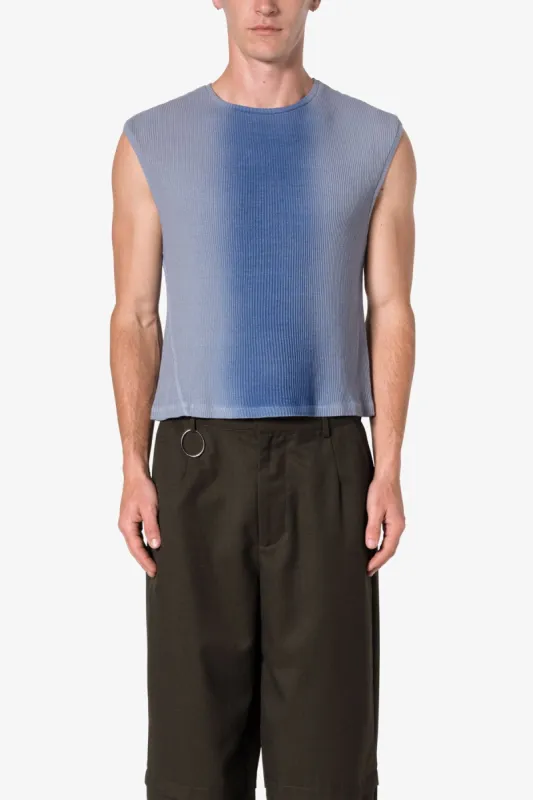 Washed Cropped Tank - Vintage Blue sold by MNML