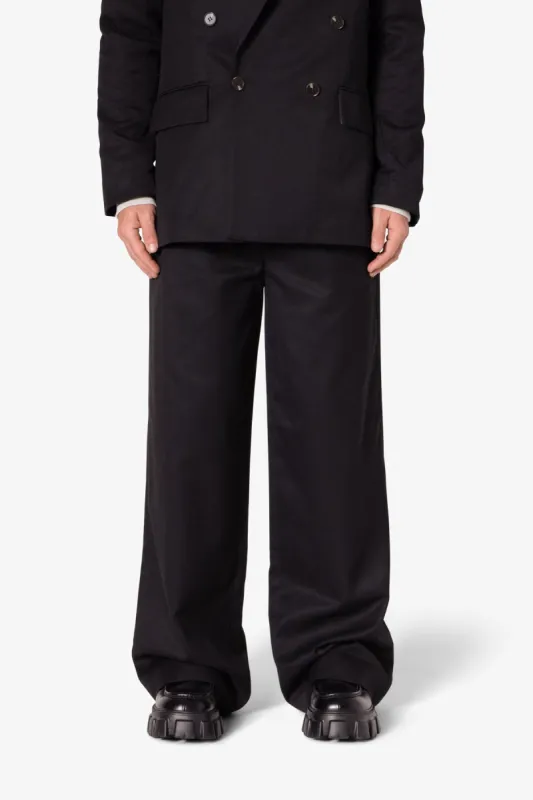 Baggy Suit Pants - Black sold by MNML