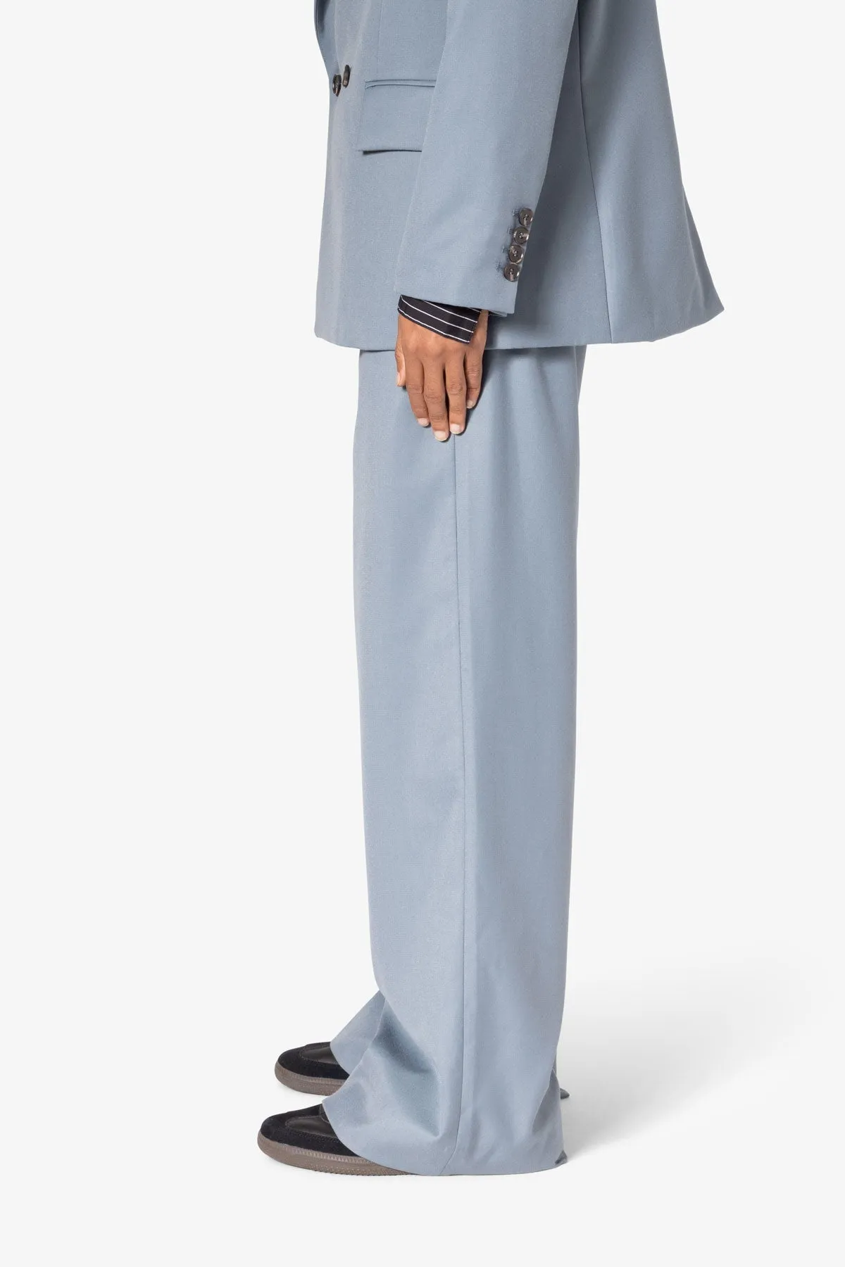 Baggy Suit Pants - Teal sold by MNML product image thumbnail 5