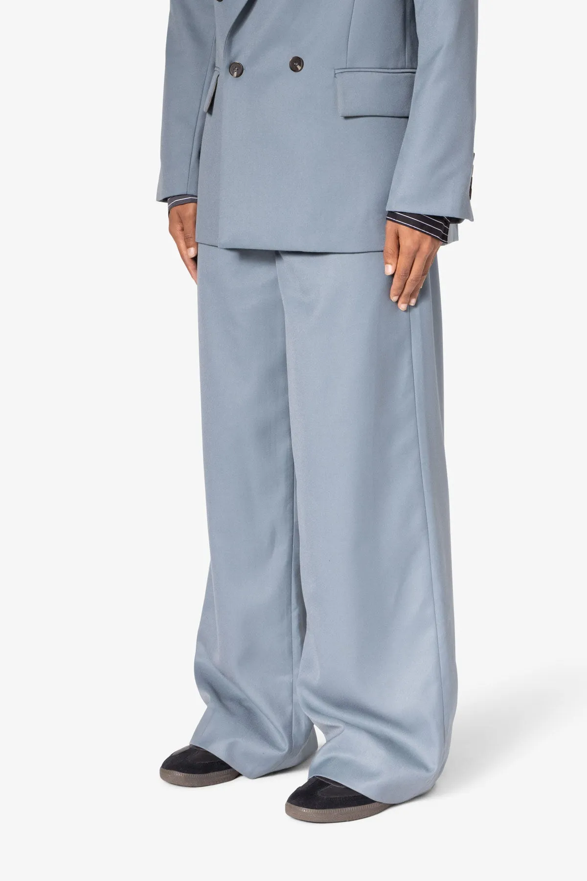 Baggy Suit Pants - Teal sold by MNML product image thumbnail 4