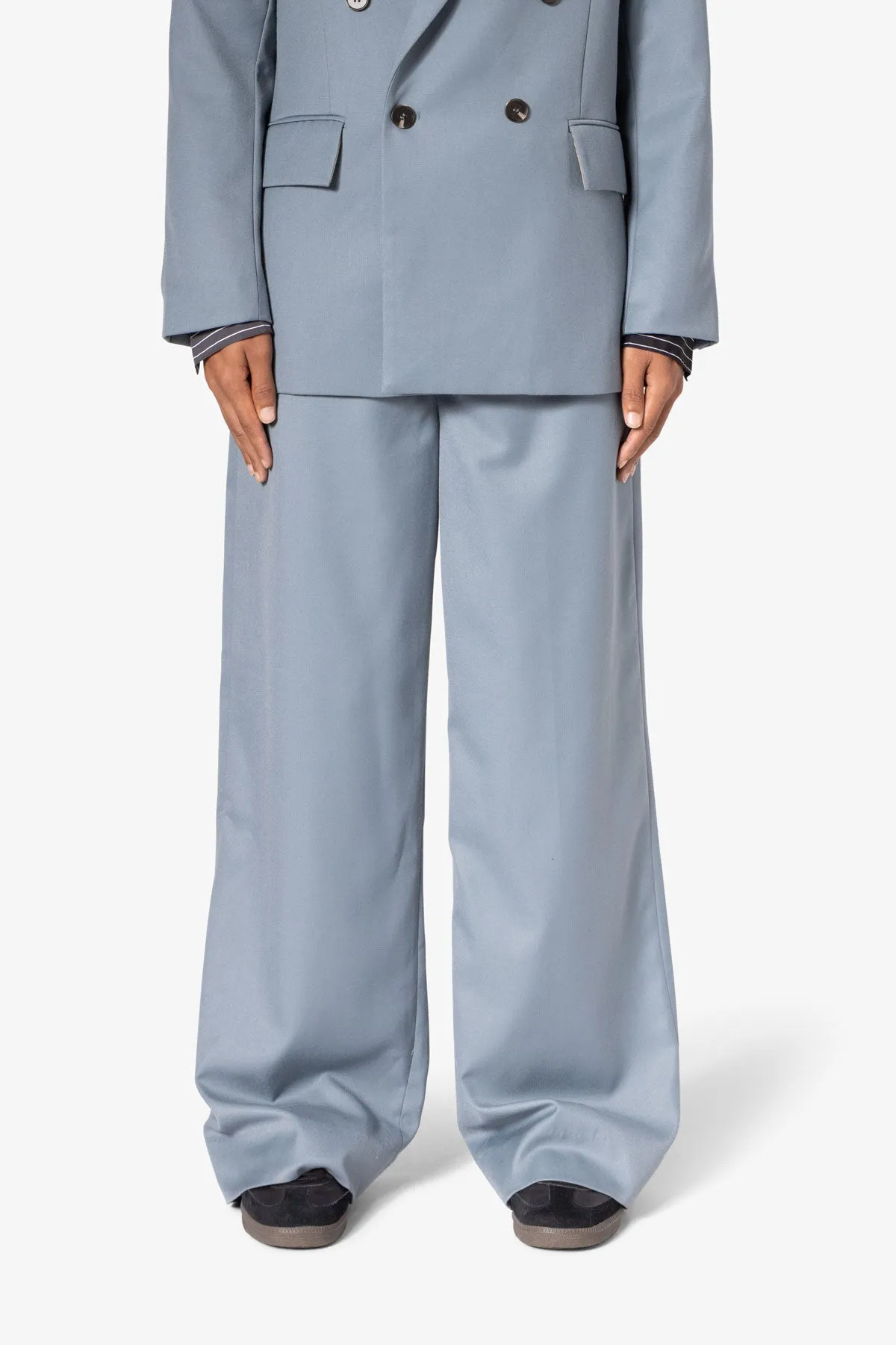 Baggy Suit Pants - Teal sold by MNML product image thumbnail 3