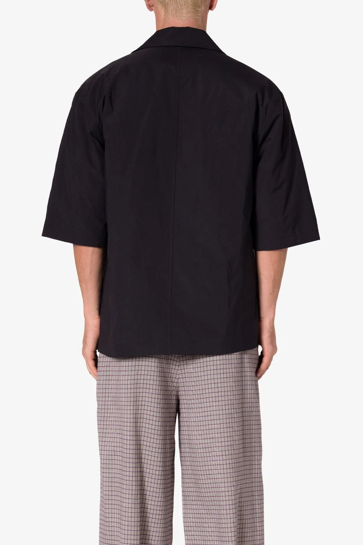 Cropped S/S Shirt - Black sold by MNML product image thumbnail 5
