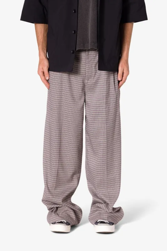 Wide Leg Trouser Pants - Taupe sold by MNML