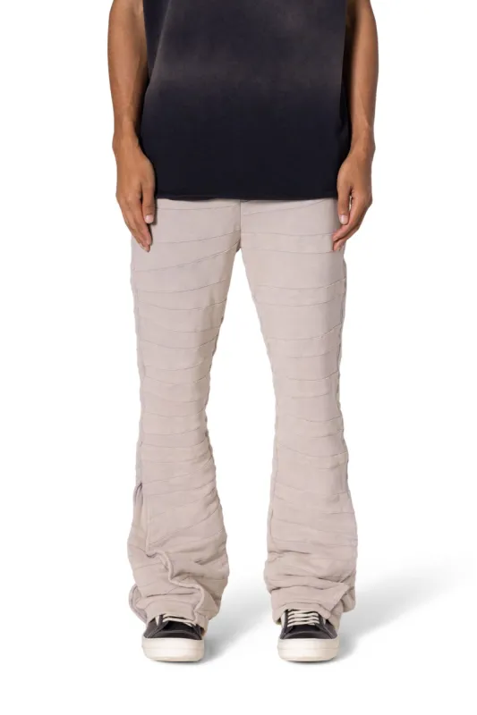 Crease Panel Sweatpants - Grey sold by MNML