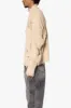 Distressed Crop Knit Sweater - Khaki sold by MNML