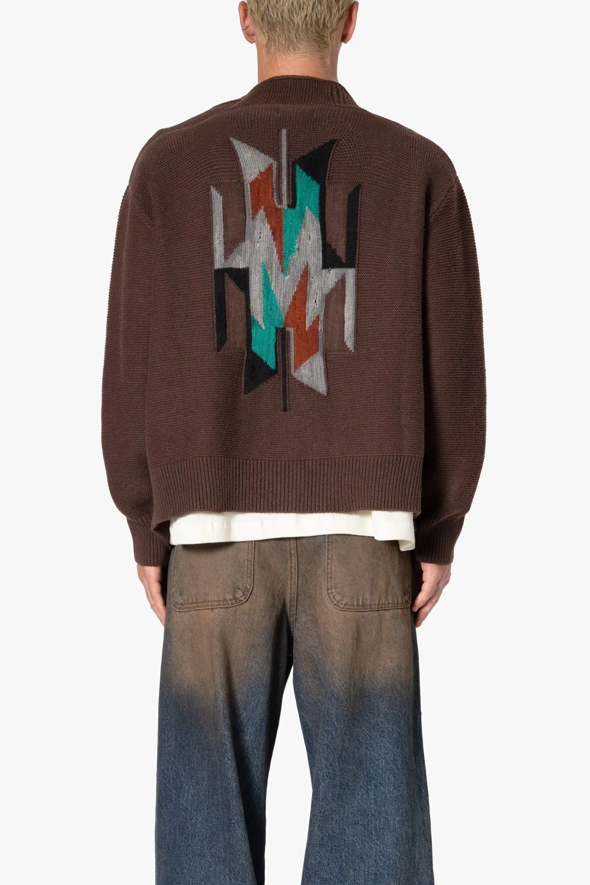 Western Cardigan Sweater - Multi sold by MNML product image thumbnail 5