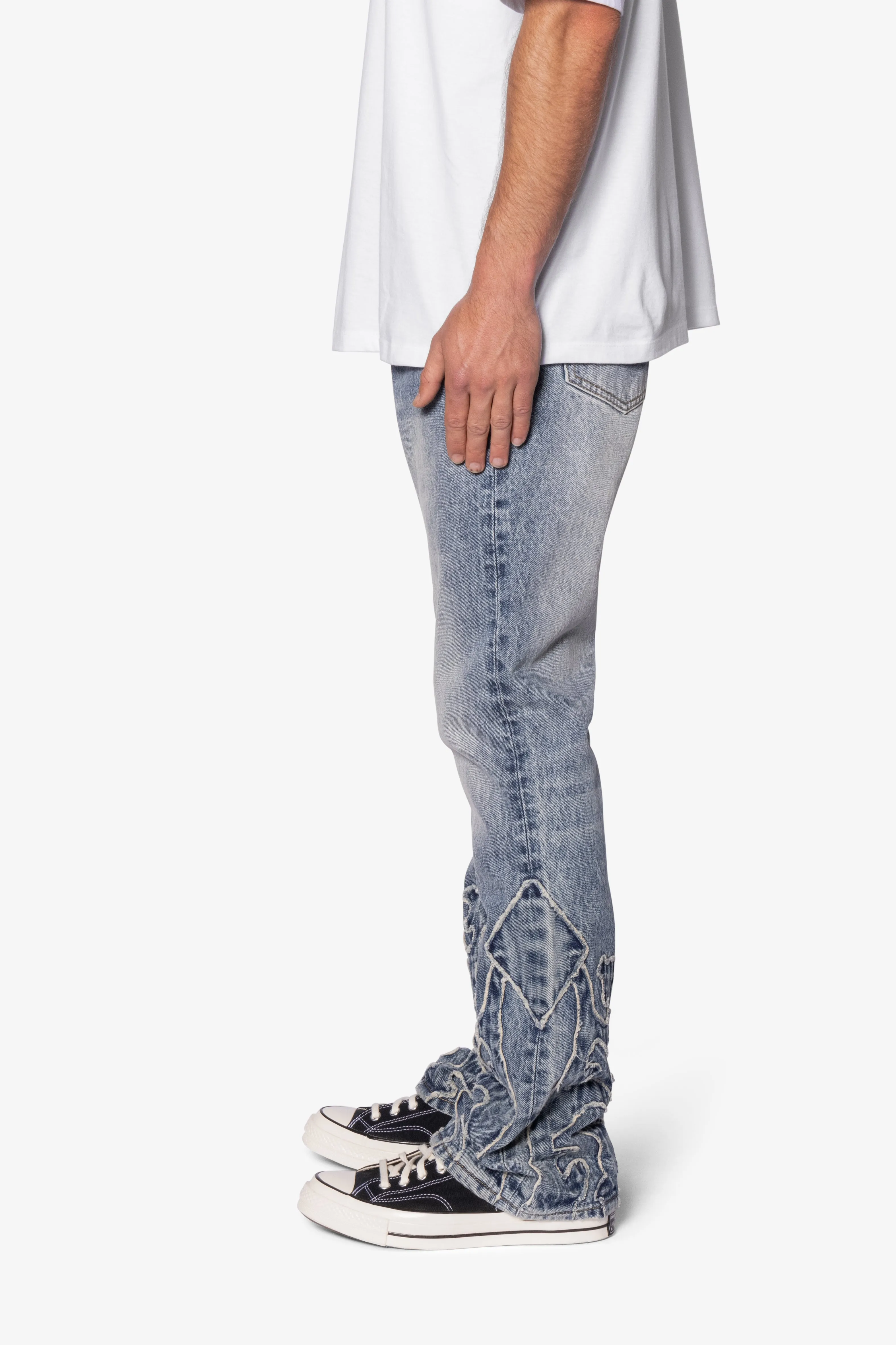 B689 Western Flare Denim - Blue sold by MNML product image thumbnail 4