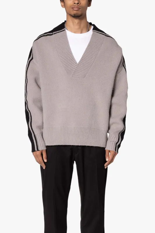 University Sweater - Black/Grey sold by MNML