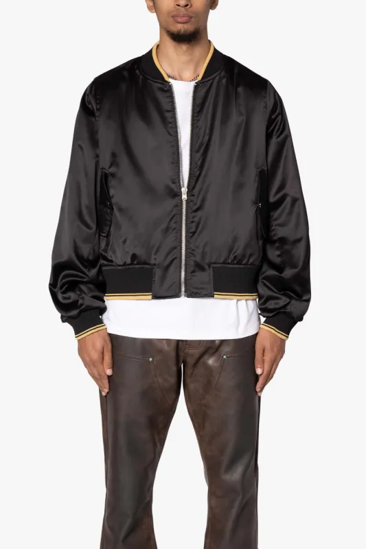 Dark Bark Double Zip Jacket - Black made by MNML