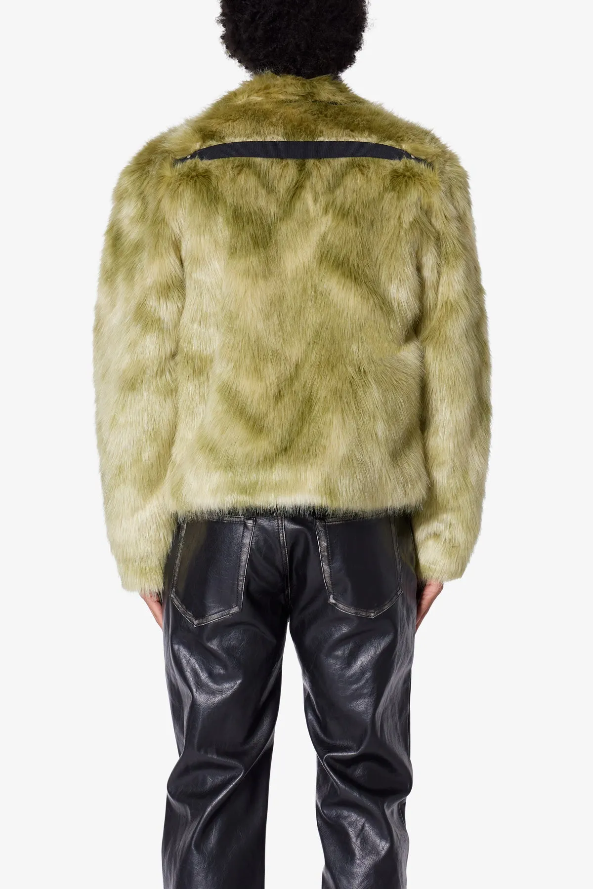 Polar Fur Jacket - Green sold by MNML product image thumbnail 5