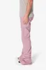 D519 Zipper Flare Denim - Pink sold by MNML