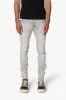 X696 Paisley Patterned Denim - Light Blue sold by MNML