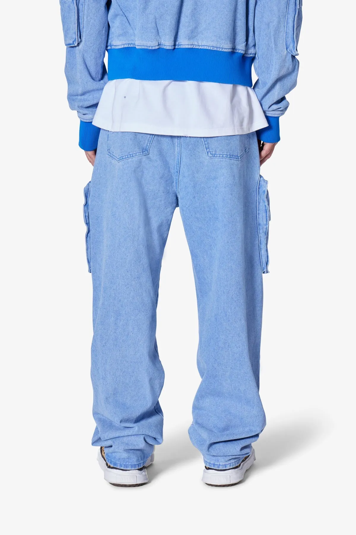Ultra Baggy Feeling Blue Denim - Blue sold by MNML product image thumbnail 5