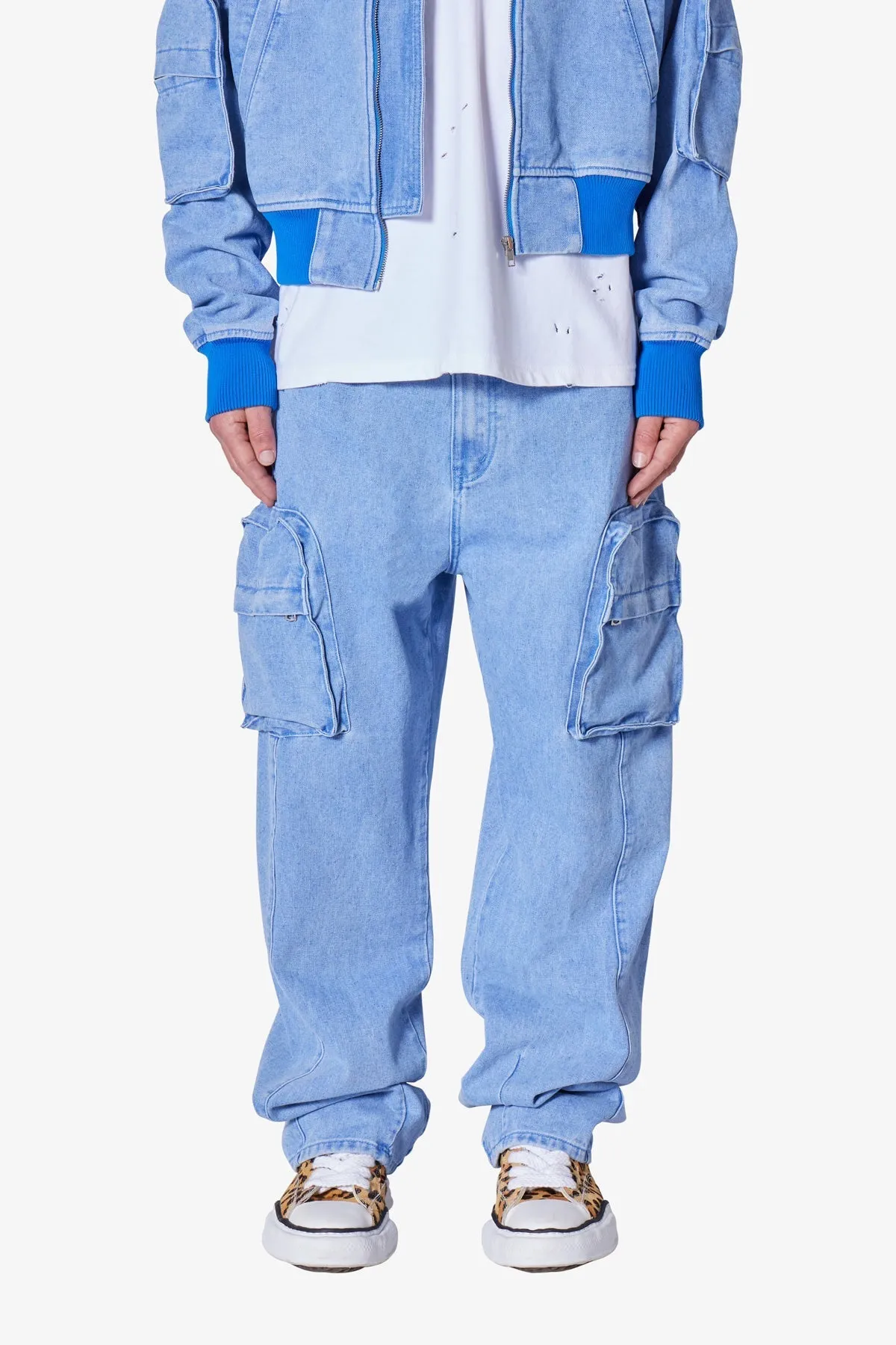 Ultra Baggy Feeling Blue Denim - Blue sold by MNML
