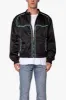Turquoise Studded Snap Jacket - Black sold by MNML