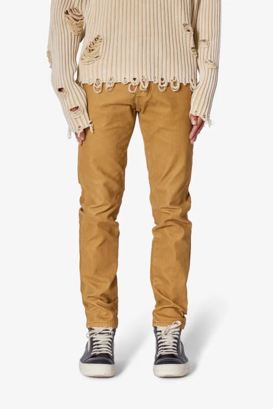 D700 Flocked Railroad Denim - Brown sold by MNML