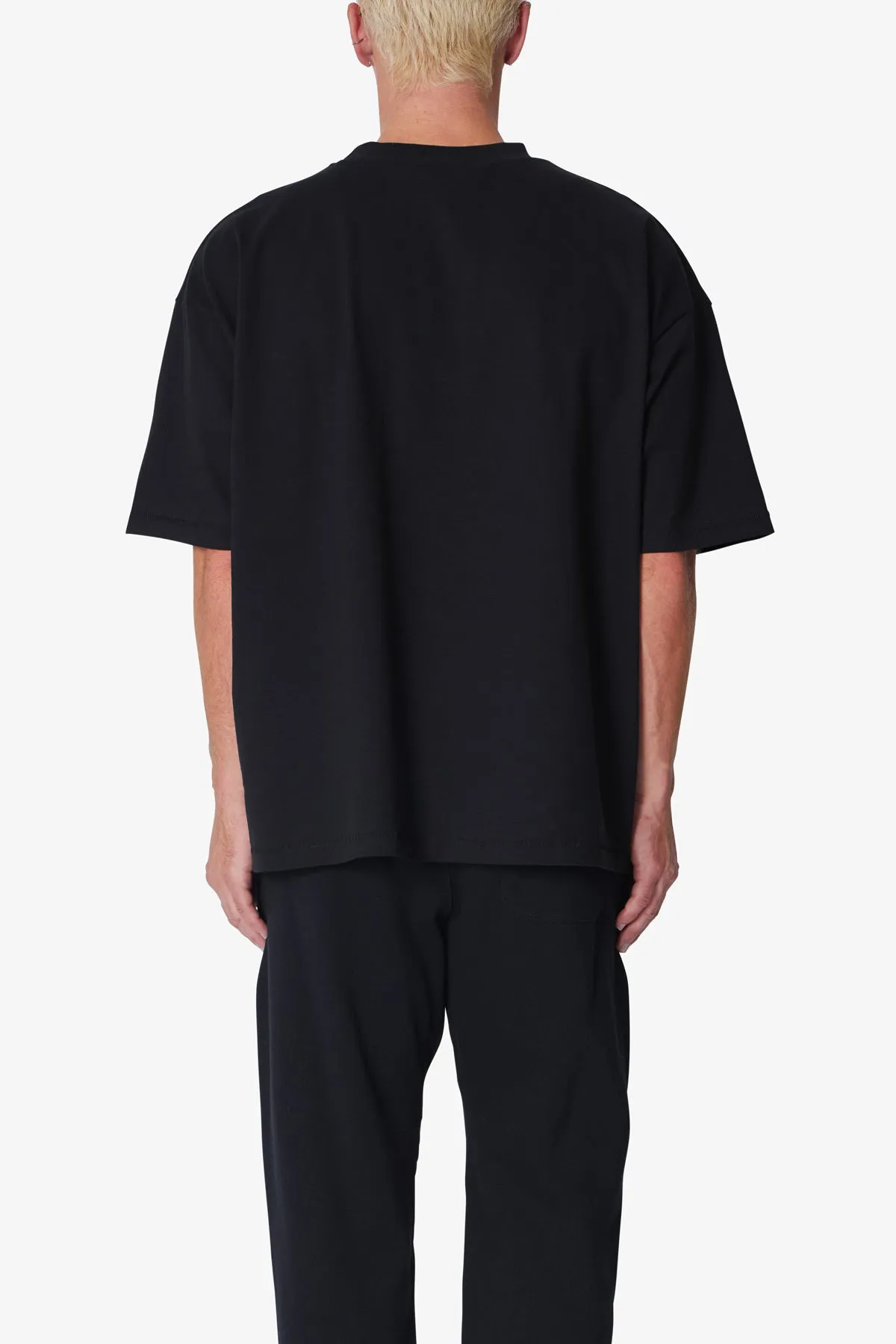 Heavy Every Day Boxy Tee - Black sold by MNML product image thumbnail 5