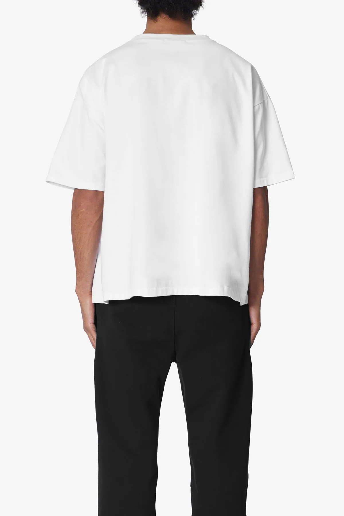 Heavy Every Day Boxy Tee - White sold by MNML product image thumbnail 5