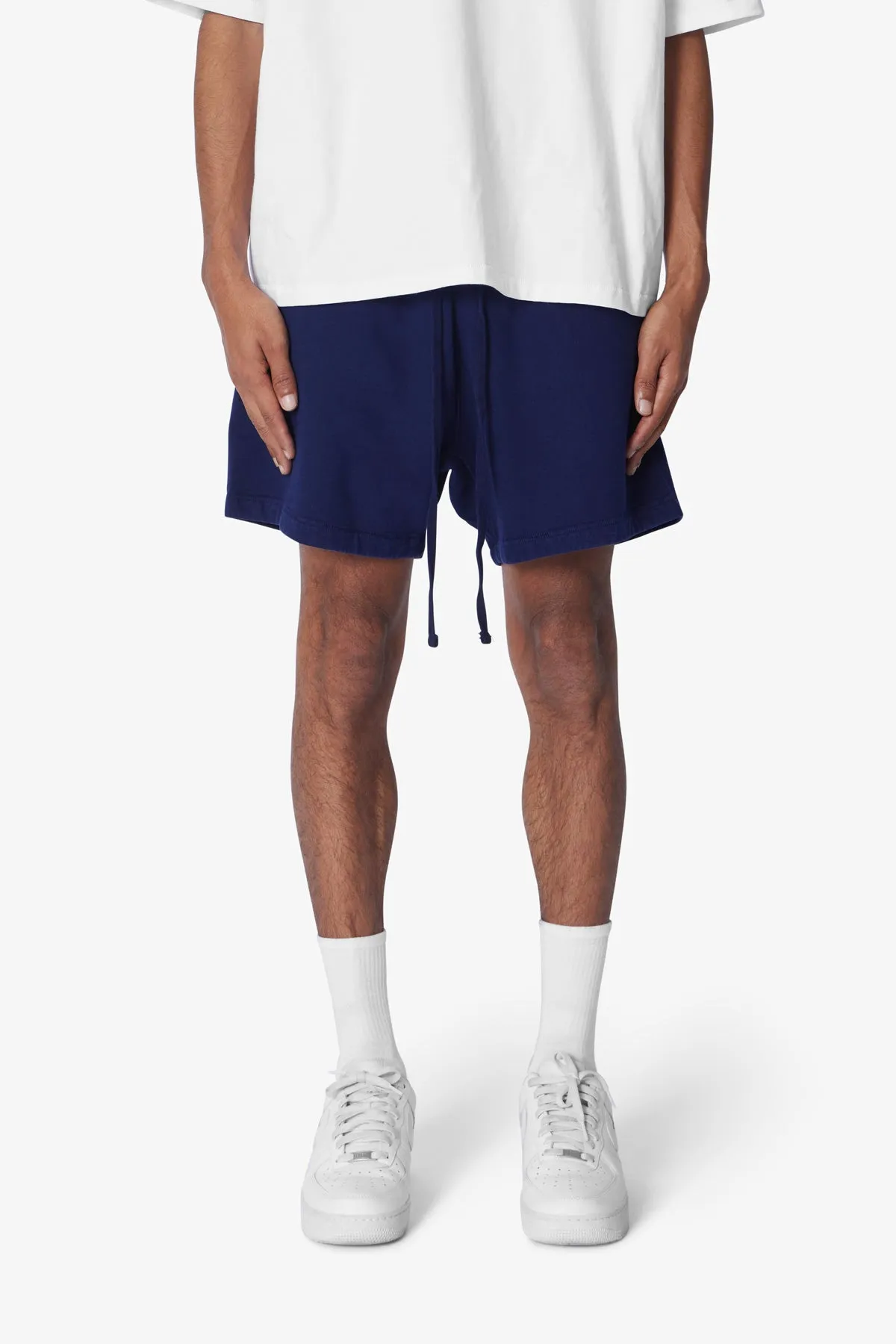 Heavy Every Day Sweatshorts - Navy sold by MNML product image thumbnail 2